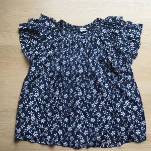 Ulla Johnson Short Sleeved Floral Blouse